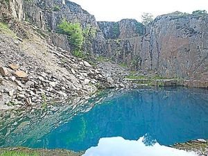 Supporting image for story: Litter bugs spoil it for the rest as tunnel to Blue Lake is blocked off