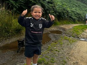 Supporting image for story: Three-year-old from Shrewsbury raises £1,185 through mega walk to support young mums