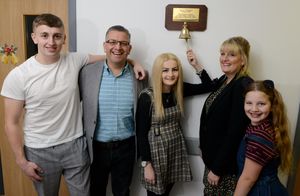 Lauren Fishman with brother Jack, dad Dave, mum Andrea and sister Ruby 