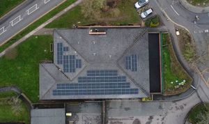 78 panels have been installed at Randlay Community Centre with a projected annual production on around 30mwh.
This installation has been made possible by the Parish Council investing in its Zero ’30 goal with the support of Telford and Wrekin Climat