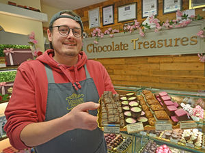 Supporting image for story: Meet the team at an award-winning chocolate shop - with a theatrical extra touch