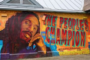 Benjamin Zephaniah mural