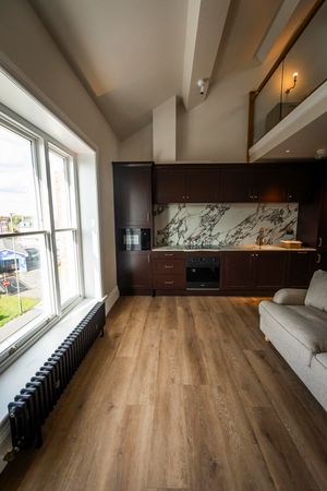 The newly renovated 'foam house'.