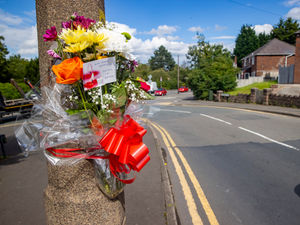 Supporting image for story: Roadside tributes left after pedestrian struck by lorry in Stourbridge