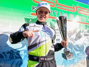 Supporting image for story: Ethan’s in the driving seat after go-kart success