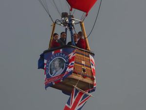 Supporting image for story: Shropshire hot air balloon team takes to skies for special tribute to Queen