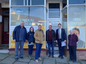 Supporting image for story: NFU Cymru Brecon & Radnor members meet MP and MS during family farm tax campaign