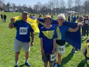 Supporting image for story: Shrewsbury runners step out for Ukraine