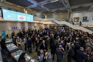 Delegates gathered for the event