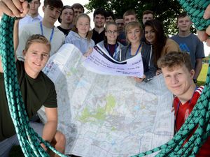 Supporting image for story: Students stride out for charity