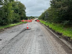 Supporting image for story: Cyclist travels length of A41 roadworks as workmen admit project might not be 'done within a month' 