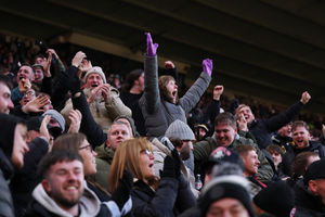 Wolves fans are loving it on their way to a first Premier League win of the season (Photo by Carl Recine/Getty Images)