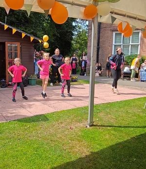 Wolverhampton based dance school 'AJS Dance' performing at the event 