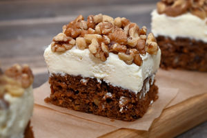 Michelle is in charge of the cakes, pastries and savoury bakes