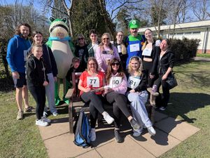 EDGE Creative's Directors Louise & Karen participating in the Chocolate Run alongside family and friends.
