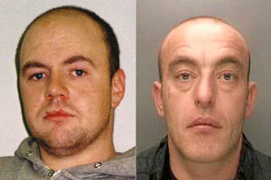 Left: Ashley Fay – jailed for 59 months. Right: Stephen Dale – jailed for 44 months.