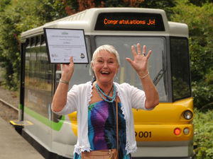 Supporting image for story: Surprise for Stourbridge Shuttle passenger as passengers hit five million