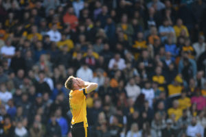 Nathan Collins is sent off as Wolves are thrashed by Manchester City (Getty)