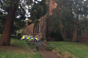 Police at the scene. Photo: @SFRS_MDrayton