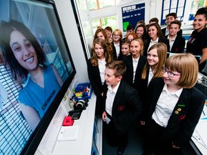 Supporting image for story: Ground control to . . . Bishop’s Castle, as pupils in NASA webchat 