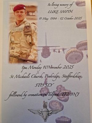 The order of service 