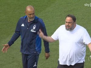 Supporting image for story: Nuno Espirito Santo defends ‘passion’ of Forest owner after pitch confrontation