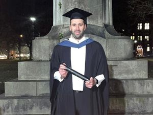 Supporting image for story: The New Saints defender Ryan Astles nets a fine victory off the pitch