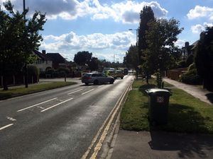 The scene of the crash on Mytton Oak Road