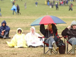 Supporting image for story: Glastonbury weather records: from scorchers to wash-outs