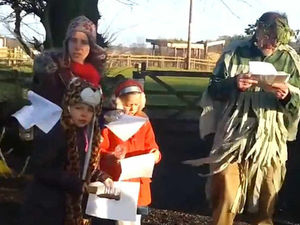 Supporting image for story: Watch: Wassailers gather to ensure good harvest in Market Drayton