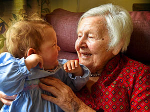 Supporting image for story: Great grandmother has a 104-year gap between her and her great grandchild