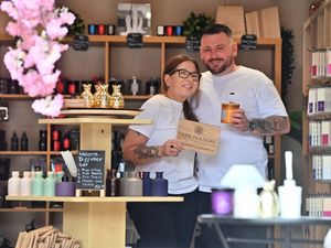 Supporting image for story: Willenhall couple hope to take their luxury home fragrance brand to the next level with the launch of their first shop