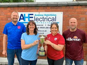 Supporting image for story: New pairing triumph on 50th anniversary of Shropshire mixed doubles