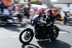 The bikers rode to Bridgnorth and back