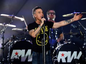 Robbie Williams wows the crowd at The Halls, Wolverhampton. Photo: Tim Thursfield