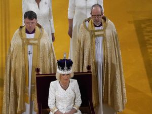 Supporting image for story: Camilla crowned Queen on historic day