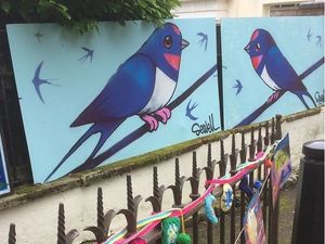 Supporting image for story: Appeal after artwork goes missing from Shrewsbury festival