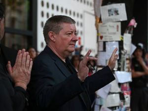 Supporting image for story: Liam Payne's father meets One Direction star's fans outside the hotel in Buenos Aires in Argentina where the Wolverhampton singer fell to his death