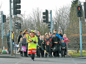 Supporting image for story: Brierley Hill lollipop lady retires after 27 years