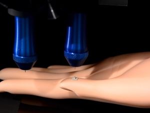 Supporting image for story: Researchers develop 3D-printed stretchable 'bionic skin' that could give robots the sense of touch