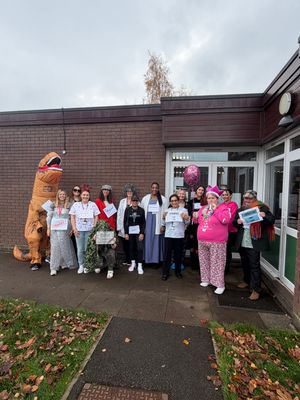 Staff dressed as higher level vocabulary