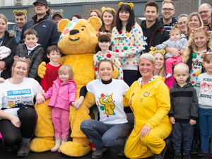 Supporting image for story: Pudsey helps Shropshire and Powys bakery staff rise to 50-mile walk challenge
