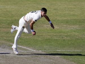 James Anderson bowling