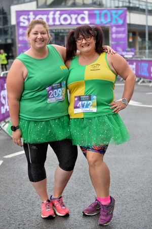 Fern Millard and Lisa Butler from Telford