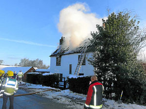 Supporting image for story: Woman died in blaze with her pet dog