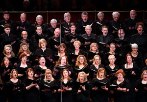 The Crouch End Festival Chorus performs with The City of Birmingham Symphony Orchestra