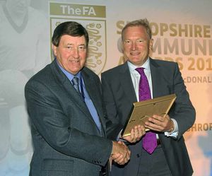 Outstanding contribution  Graham Arrowsmith with Richard Bevan