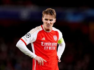 Supporting image for story: Arsenal star Martin Odegaard out for ‘a while’ with ‘significant’ ankle damage