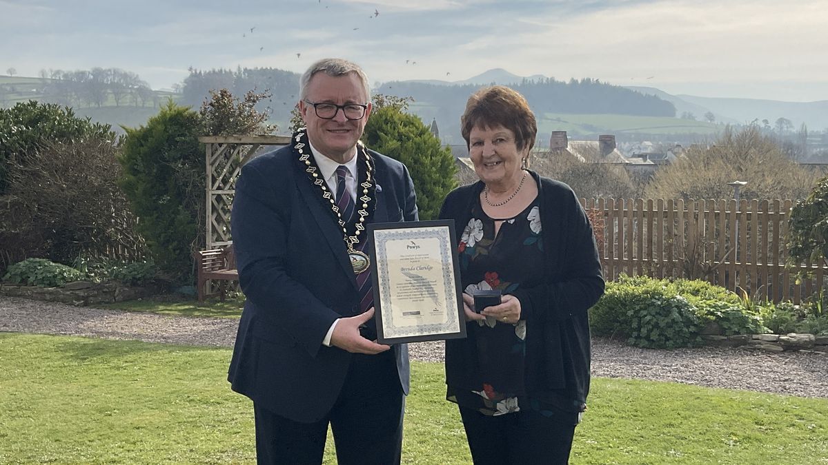 Seven Powys individuals have received silver and gold kites awards for their contributions to their communities