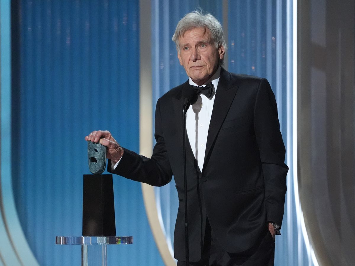 Harrison Ford jokes ‘this is very encouraging’ as he wins lifetime achievement Harrison Ford jokes ‘this is very encouraging’ as he wins lifetime achievement